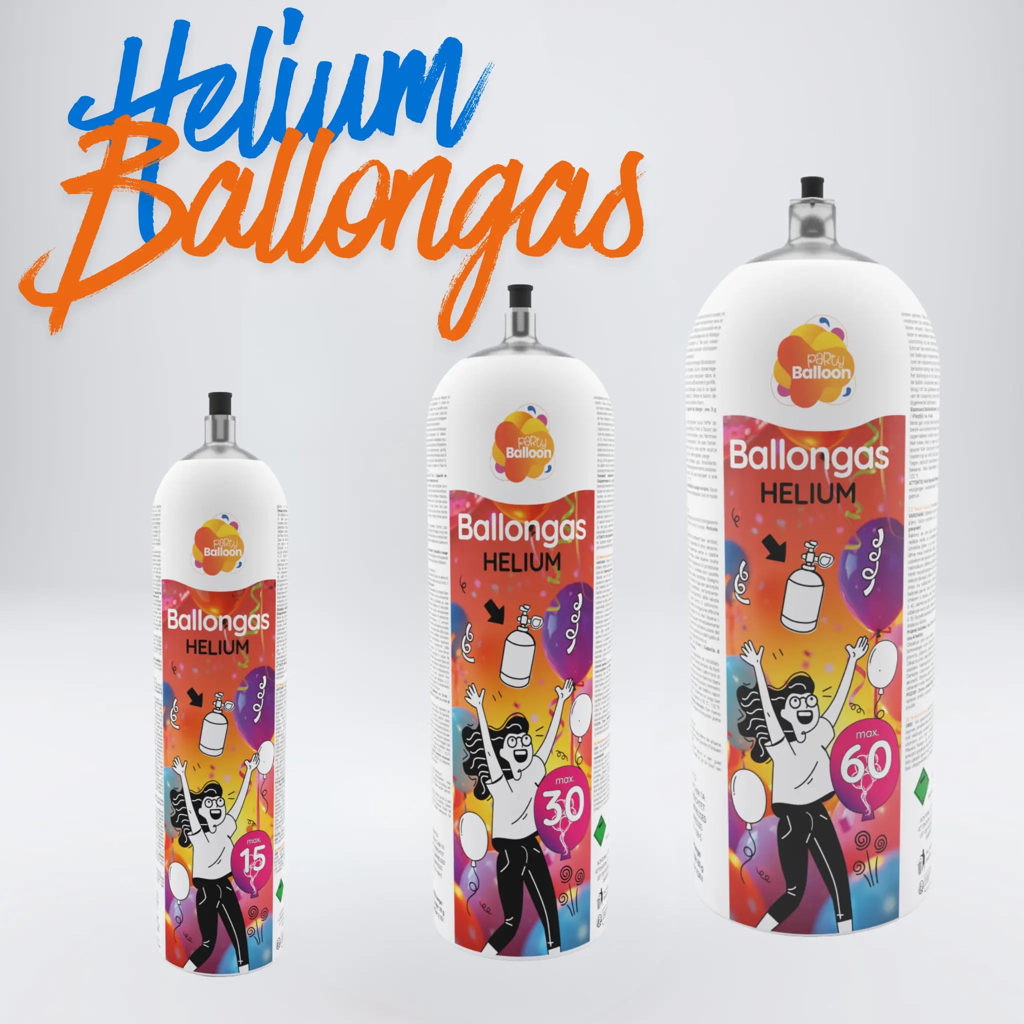 Helium-Ballongas Komplettpakete