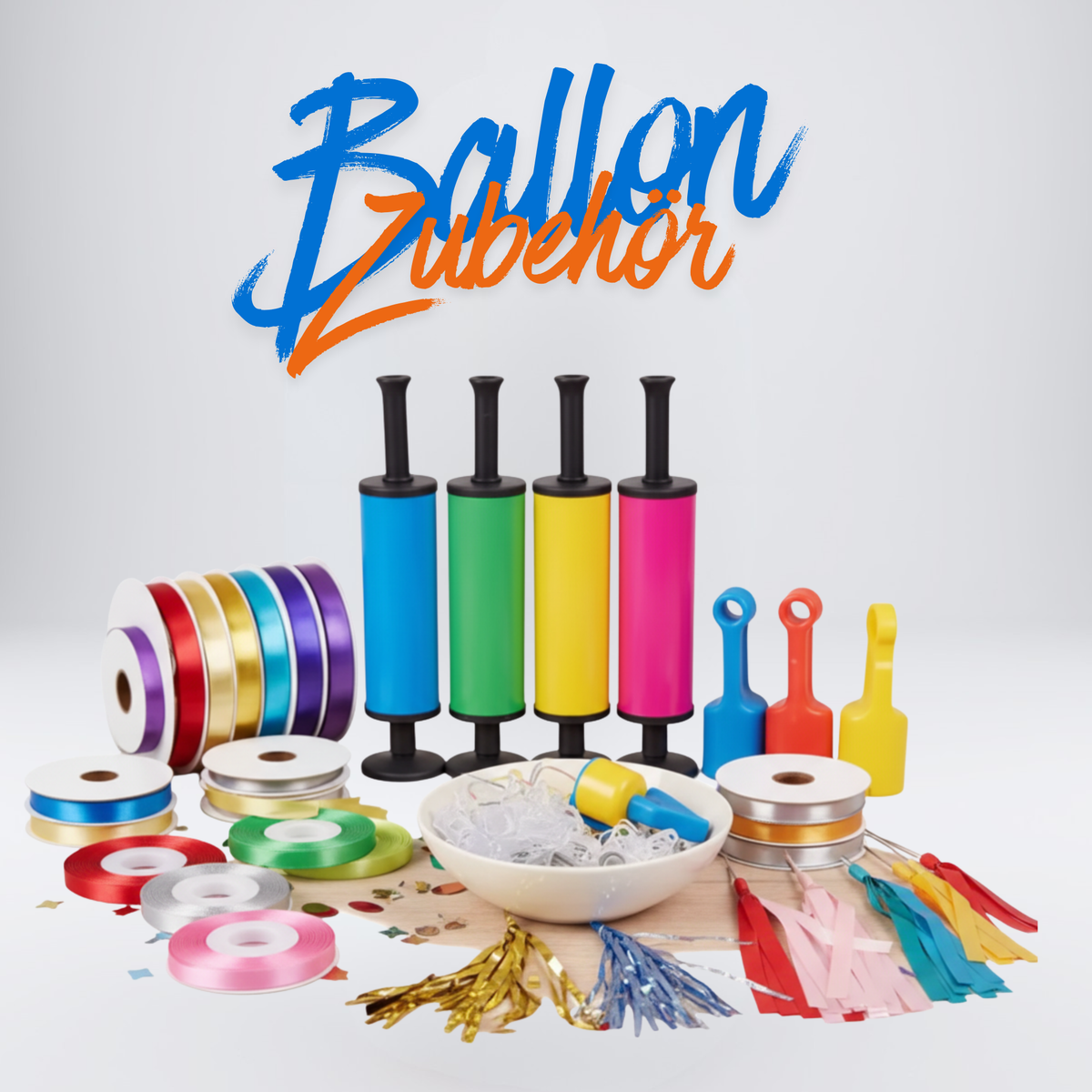 Ballonzubehör für jede Party