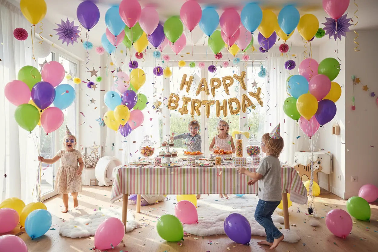Helle ballonparty kinder